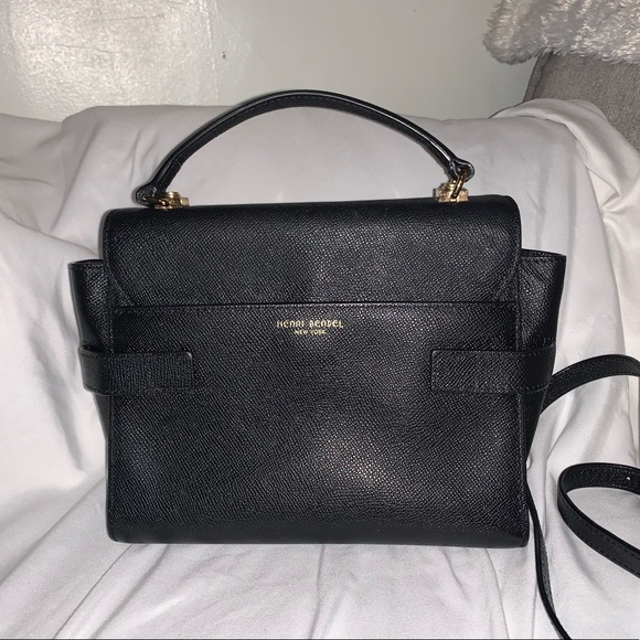 FIRM HENRI BENDEL BLACK SATCHEL - Picture 2 of 13